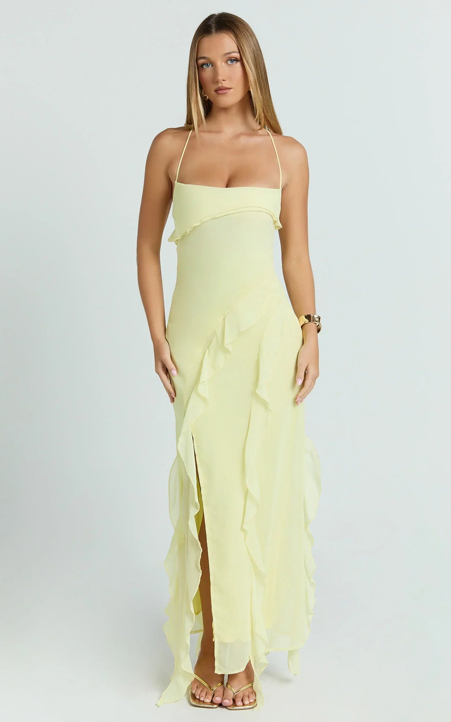 Felisa • Vestido Maxi Volantes
