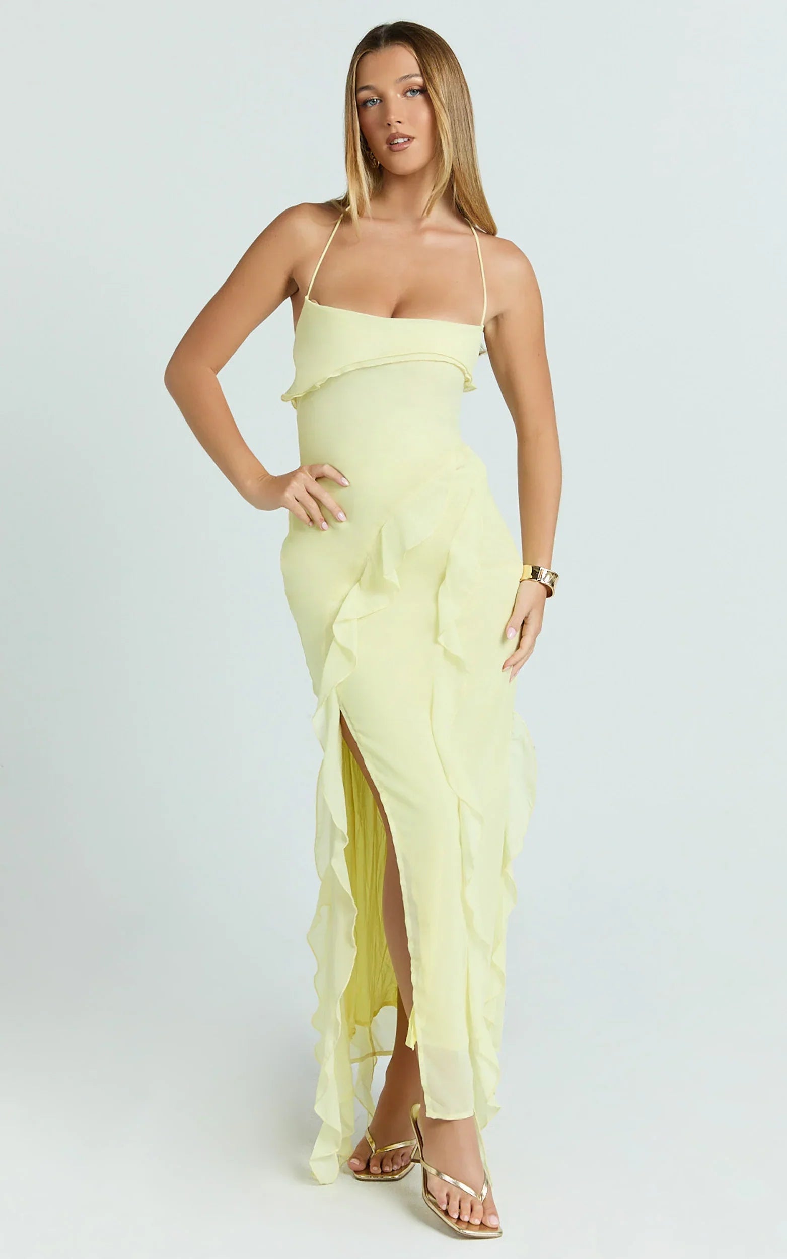 Felisa • Vestido Maxi Volantes