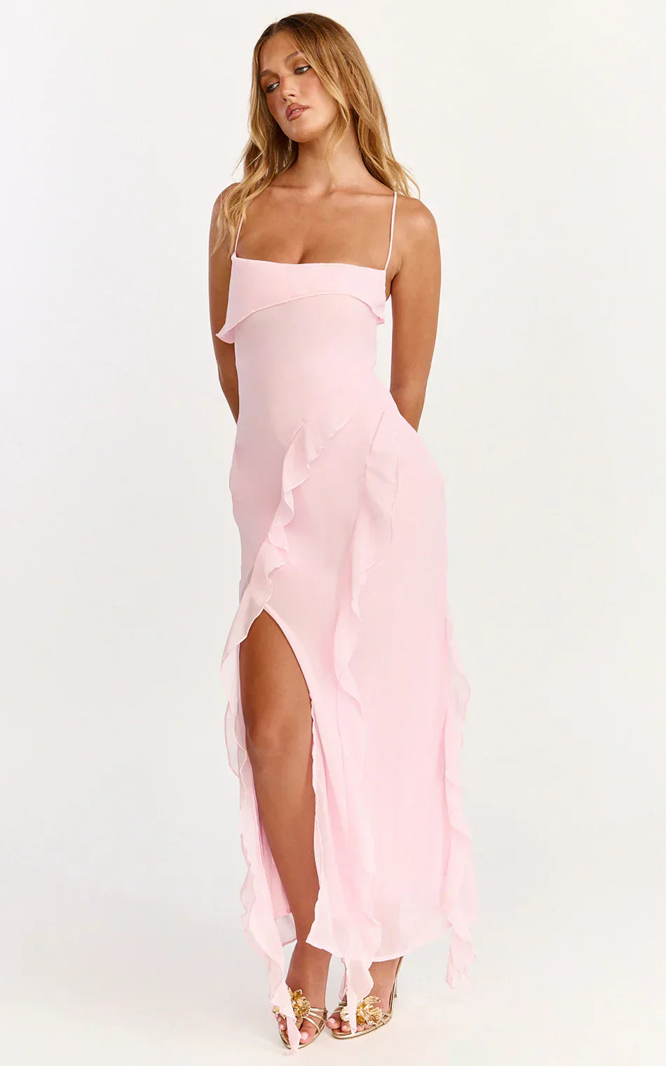 Felisa • Vestido Maxi Volantes