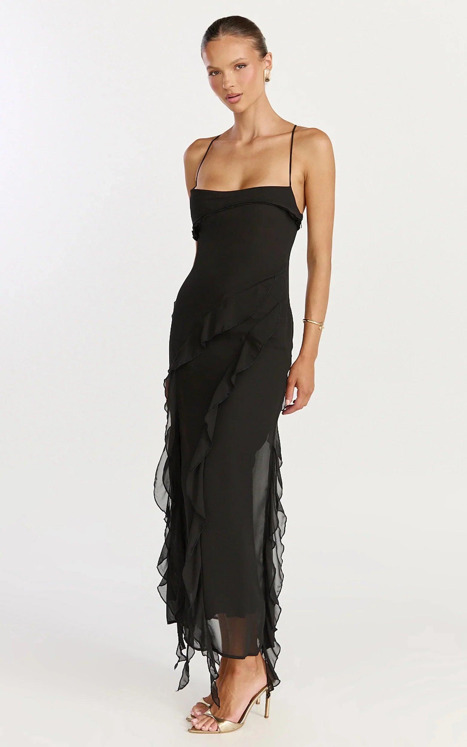 Felisa • Vestido Maxi Volantes