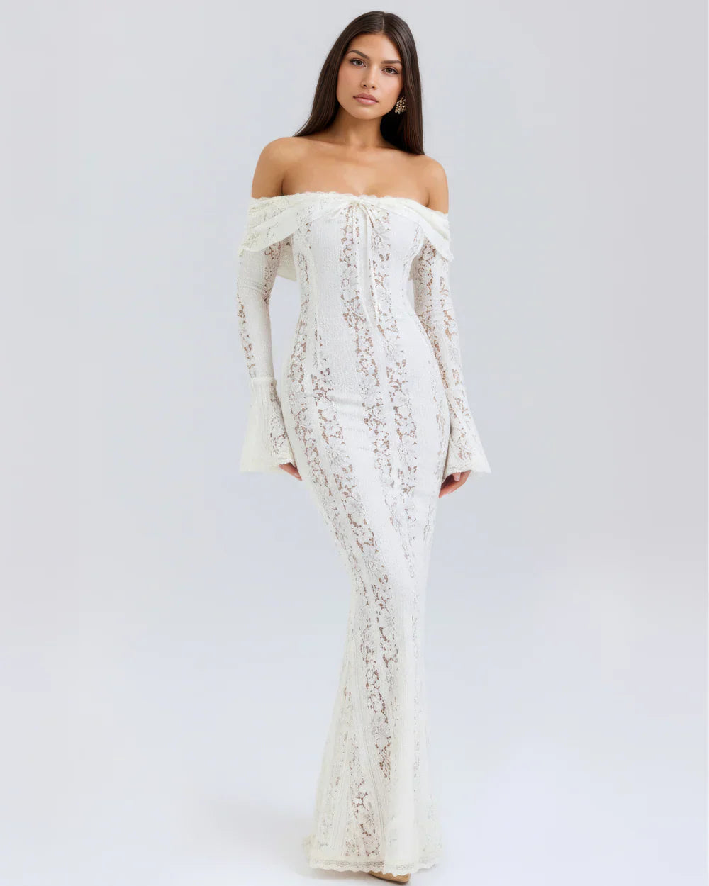 Rosalie • Vestido Maxi de Encaje