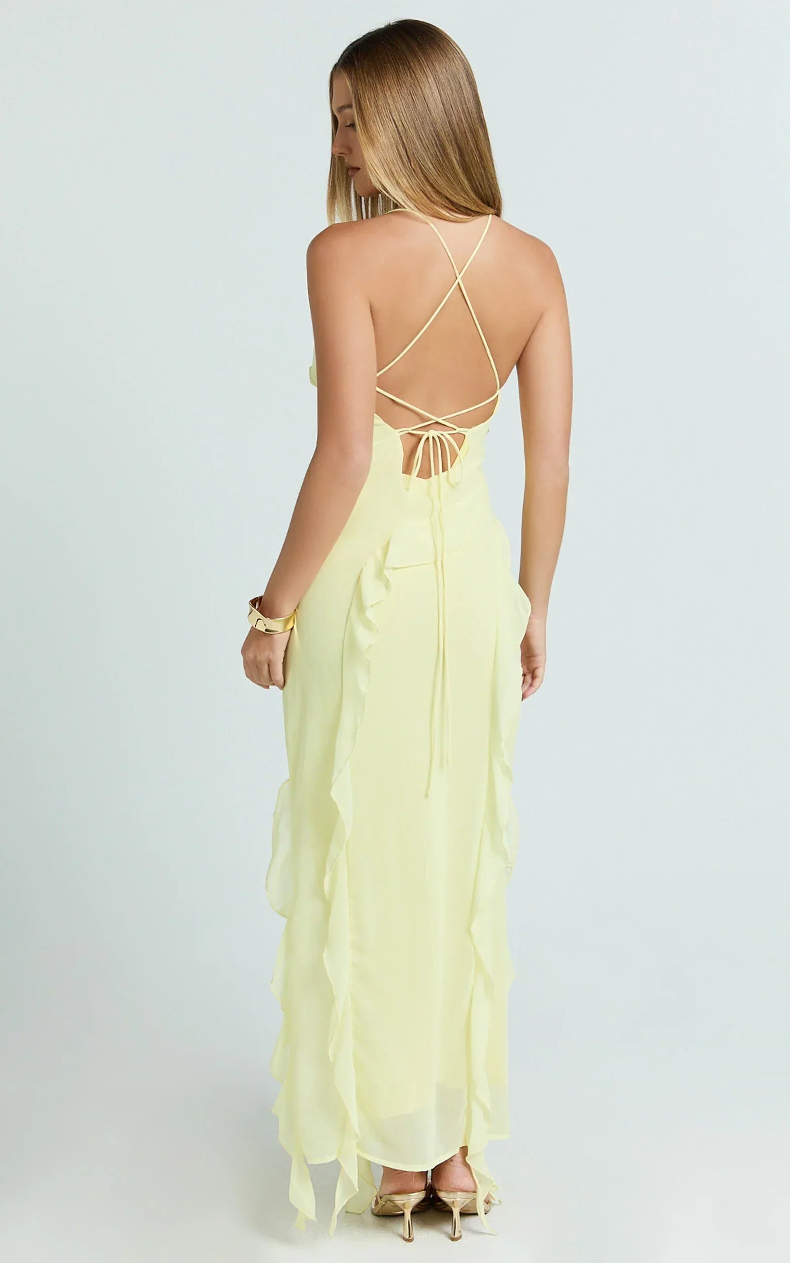 Felisa • Vestido Maxi Volantes