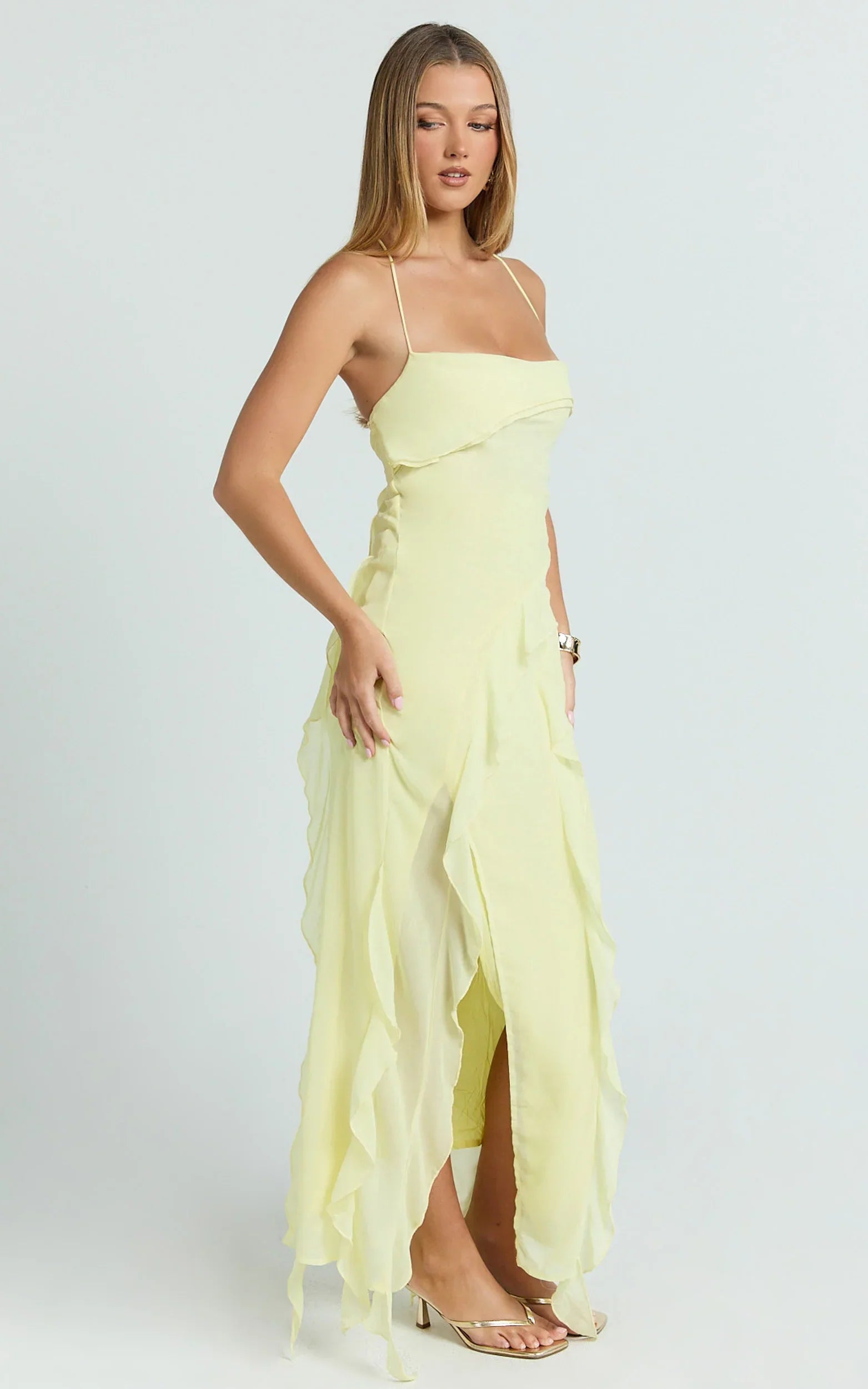 Felisa • Vestido Maxi Volantes