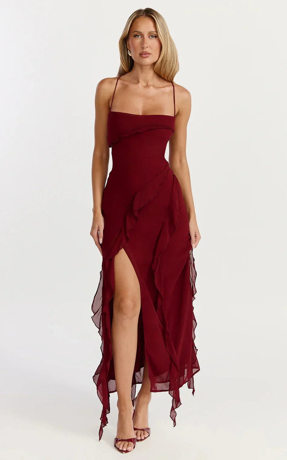 Felisa • Vestido Maxi Volantes