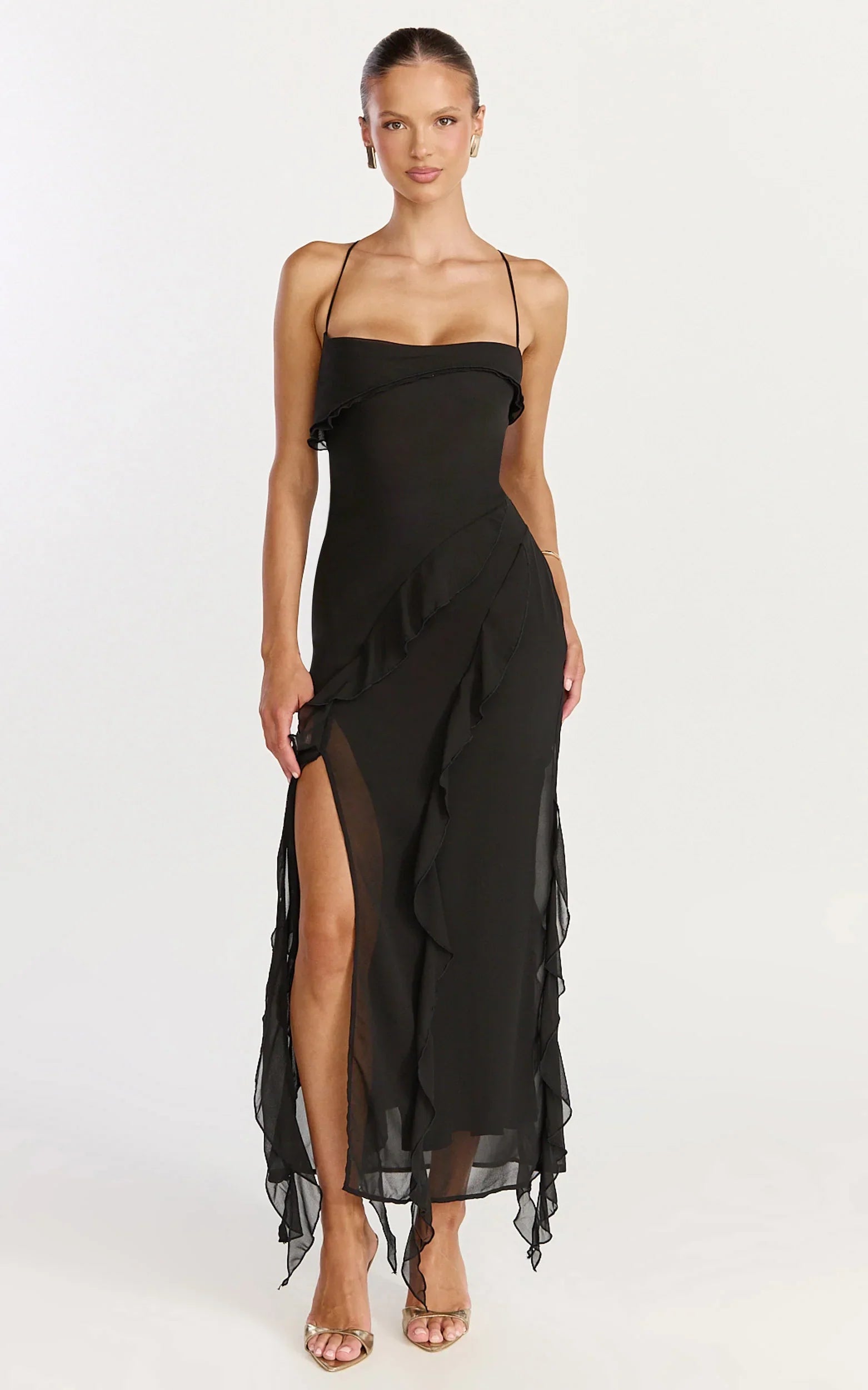 Felisa • Vestido Maxi Volantes