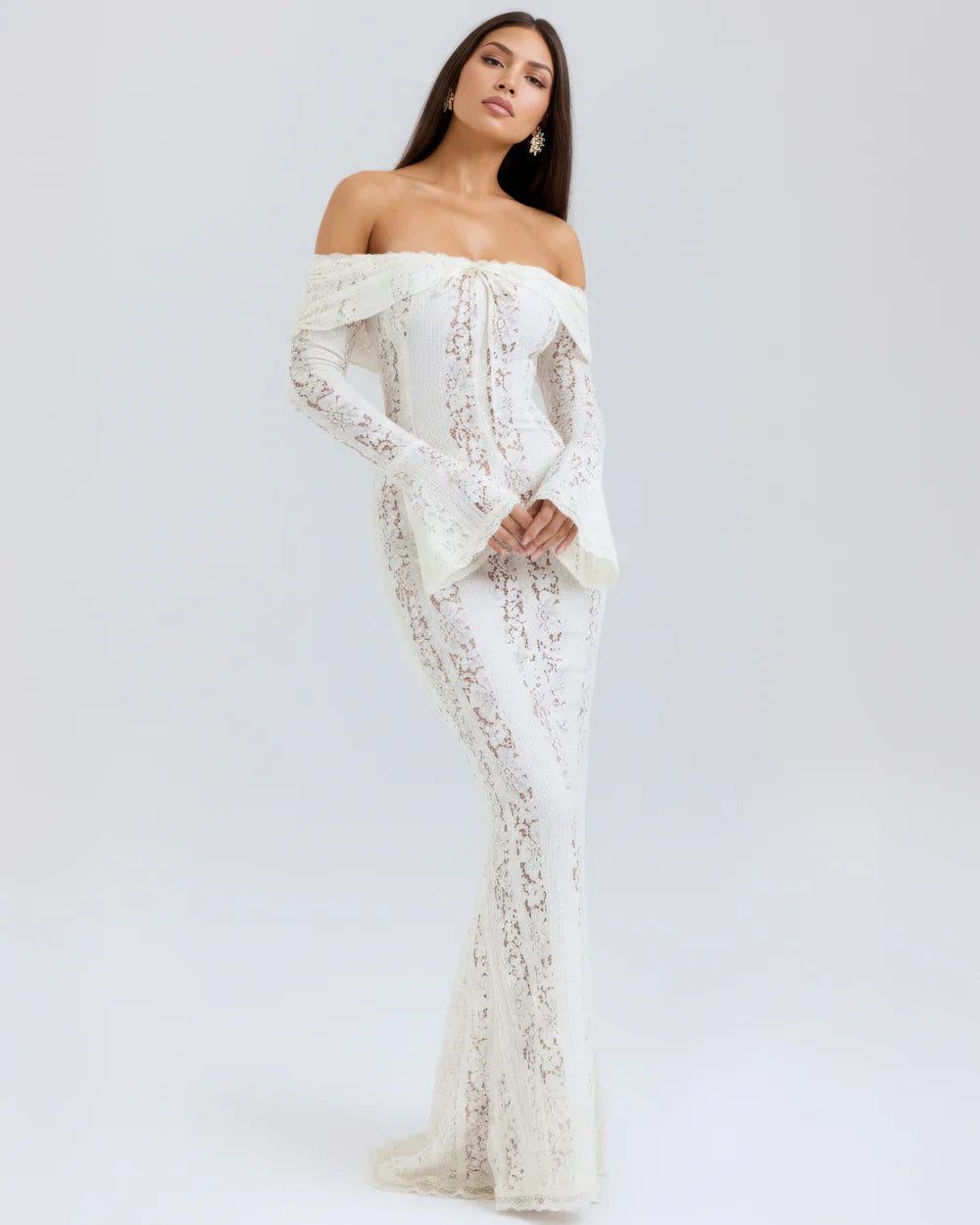 Rosalie • Vestido Maxi de Encaje