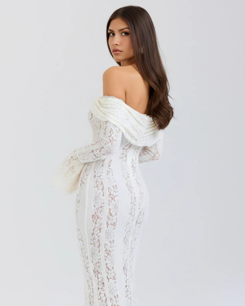 Rosalie • Vestido Maxi de Encaje