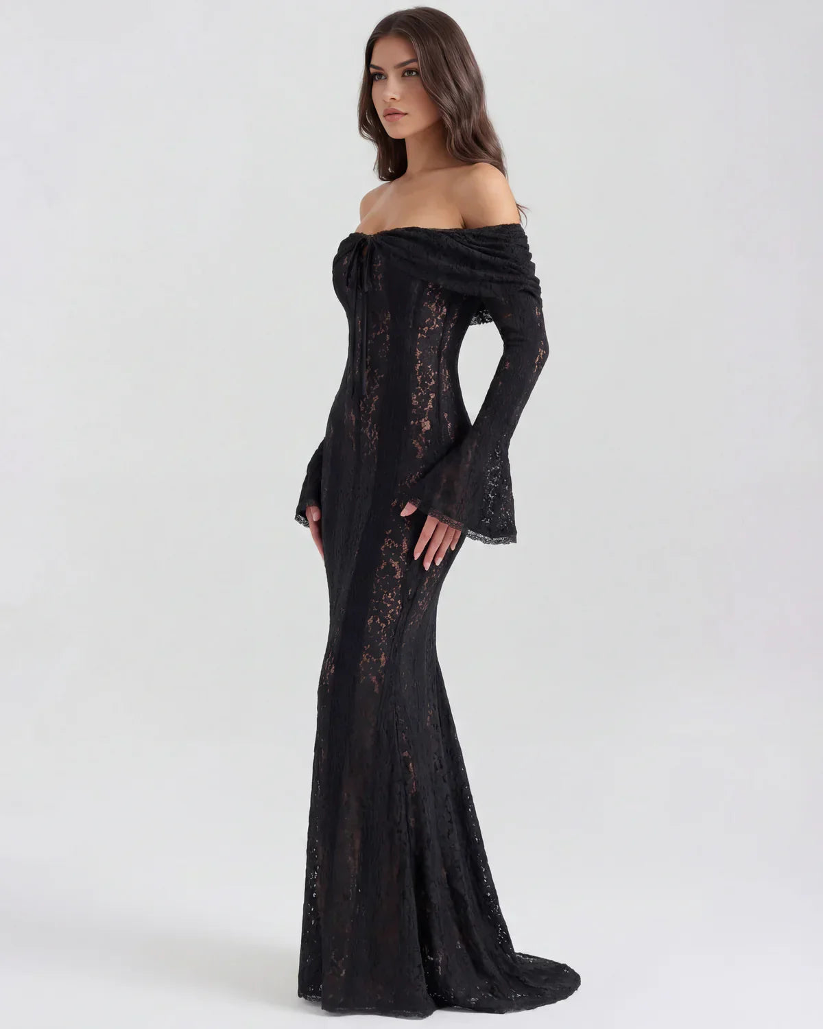 Rosalie • Vestido Maxi de Encaje